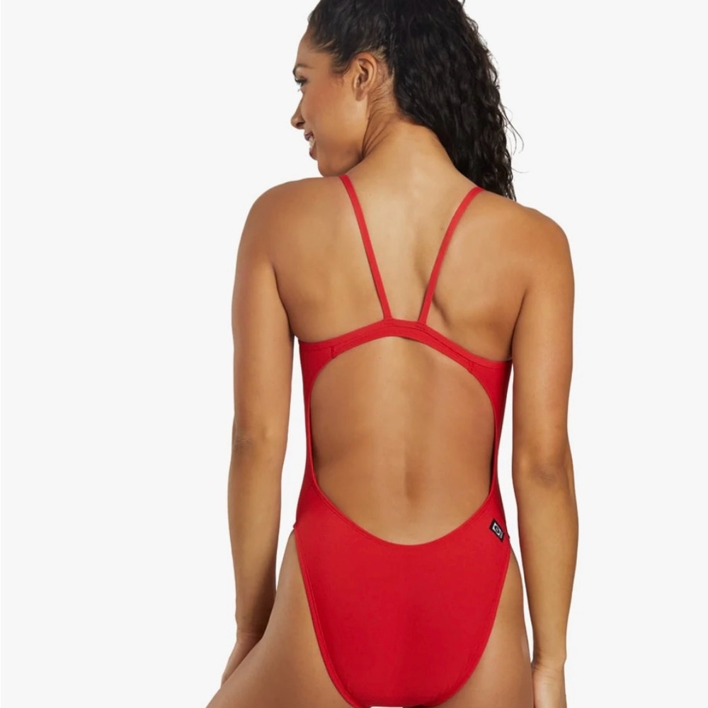 Jolyn Chevy Red One Piece Swimsuit